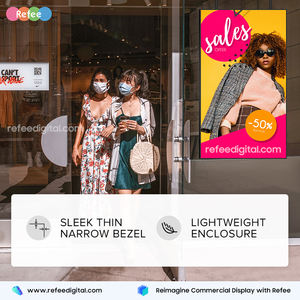 Pantalla Digital de Alta Luminosidad para Publicidad en Escaparates, 3000 Nits, 4K, LCD, Android, para Tiendas, Supermercados, Restaurantes, Menús - Product Image 6