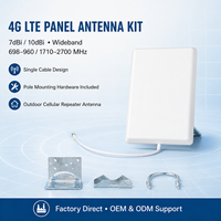 Antenne Panneau Externe Directionnelle 7dBi 10dBi pour Routeur 4G LTE Amplificateur de Signal 698-960/1710-2700MHz Extérieur