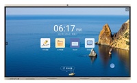 Pantalla Táctil Interactiva de 75 Pulgadas para Educación, Panel Plano LED 4K con OPS, Dispositivo de Transmisión Inalámbrica Android Windows, Pizarra Inteligente