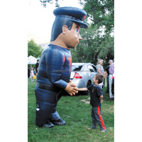 Policier gonflable personnalisé de 2025 Offre Spéciale, ballon de policier gonflable pour la publicité