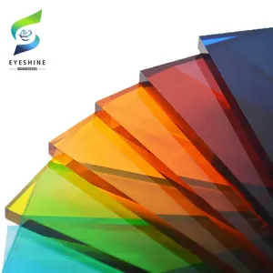 Oogshine Hittebestendig Wit/Balck/Rood/Groen/Blauw/Opaal Massief 2X3M 3Mm/2.8Mm Acrylglasplaat Voor Led-Lichtbak