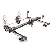 Module de mouvement linéaire à entraînement par courroie KNK XY à axes croisés pour pulvérisation, découpe et distribution par mouvement alternatif