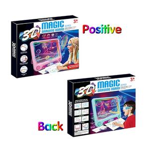 3Dマジック製図板キッズ教育絵画おもちゃメガネ付き - Product Image 3