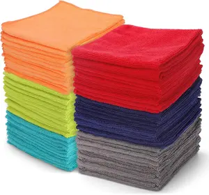 Prodotto per la pulizia asciugamano in microfibra asciugamano per lucidatura auto panno assorbente per la pulizia della cucina panno per piatti in microfibra