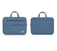 Sacs fourre-tout promotionnels en gros de 12 à 15 pouces, style simple et moderne, pour hommes et femmes, sacoche portable écologique en tissu pour ordinateur portable