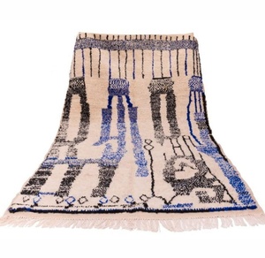 Couverture de mariage marocaine polyvalente tapis de coureur bohème vintage pour la maison prière pique-nique Camping voyage - Product Image 1