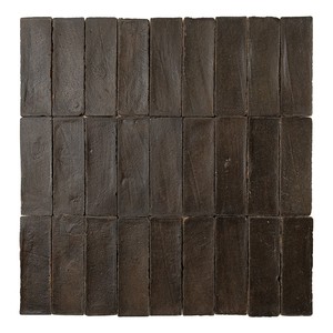 Mosaico de Azulejos Chroma Marrón Oscuro 5x15 para Decoración de Paredes y Pisos - Product Image 1