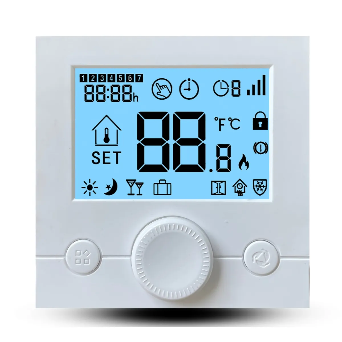 Telin AC8078, sistemas y piezas de calefacción por suelo radiante con cable, termostato de caldera de Gas de agua para termostato de casa inteligente