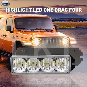 Màu đỏ màu xanh thay đổi <span class=keywords><strong>LED</strong></span> Strobe <span class=keywords><strong>lightbar</strong></span> bề mặt gắn kết <span class=keywords><strong>LED</strong></span> trần ánh sáng từ xa hổ phách <span class=keywords><strong>LED</strong></span> bầu không khí lưới tản nhiệt ánh sáng - Product Image 3