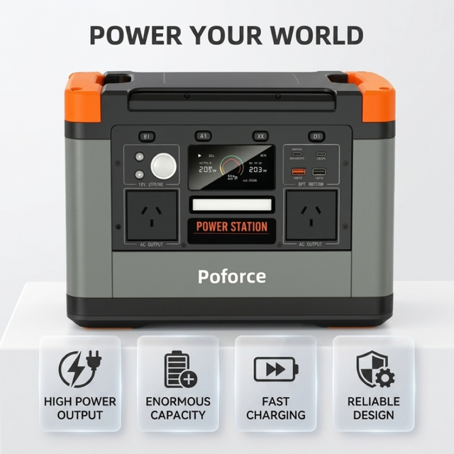 1500W Portable Power Station 1008Wh LiFePO4 Solar Generator 3000W Peak 600W Fast Charge for Home Backup Camping OEM Available
