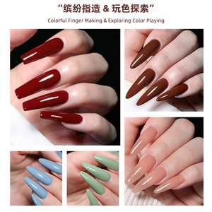 15ML 60 colores Gel esmalte de uñas UV LED Nail Art Gel Vernis Navidad rojo semipermanente manicura Soak Off LED UV Gel barnices - Product Image 3