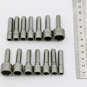 Juego de 14 Puntas de Destornillador Neumático de Cabeza Hexagonal de Alta Resistencia, Tornillos Autorroscantes para Destornillador Eléctrico, Venta al por Mayor - Product Image 5
