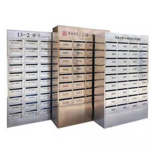 Boîte <span class=keywords><strong>aux</strong></span> <span class=keywords><strong>lettres</strong></span> en métal en acier inoxydable pour l'extérieur Boîte <span class=keywords><strong>aux</strong></span> <span class=keywords><strong>lettres</strong></span> pour immeuble à appartements Utilisation scolaire - Product Image 1