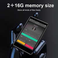 Lecteur MP3 Hbnkh Sport 16 Go, musique sans perte, Bluetooth, prise en charge de l'égalisation EQ, mini lecteur MP3 portable, Walkman sport, lecteur de musique Android
