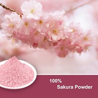 Poudre de fleurs de cerisier de qualité alimentaire, extrait de pollen de fruits, étiquette personnalisée OEM, en bouteille, en fût ou en conserve, certifié Halal