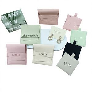 Estuche Portátil para Joyas de Terciopelo Sintético con Tapa Abatible, Resistente al Polvo, Humedad <span class=keywords><strong>y</strong></span> Arañazos, Ideal para Regalo - Product Image 1