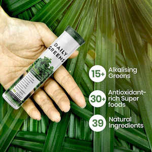 Suplementos vitamínicos de fibra dietética Vitamina C Zinc B6 <span class=keywords><strong>B12</strong></span> Superalimentos vegetales Antioxidantes Suplemento de tableta verde diario efervescente - Product Image 5