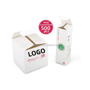 Scatole di carta di dimensioni di Design senza fabbrica lozione per il corpo olio per capelli cosmetici prodotti per la cura della pelle per la cura personale scatola di imballaggio in ceramica - Product Image 4