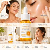 Sérum pour la peau à la vitamine C OEM/ODM, solution éclaircissante, affinant les pores, anti-âge, pour la beauté, la santé des cheveux, de la peau et des ongles