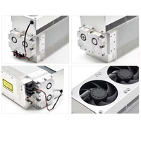 Tube laser CO2 métallique Yongli RF 35W 40W 50W refroidi par air et eau 10.6um TEM00 pour machine laser CO2 fractionnée esthétique OEM