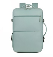 Sac d'ordinateur professionnel populaire grande capacité, imperméable, tendance, élégant, unisexe, en tissu Oxford avec doublure en nylon, USB, pour l'extérieur