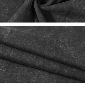 T-shirt blanc 210g 100% coton, style vintage streetwear, coupe oversize, effet délavé, pour impression DTG et DTF, broderie. - Product Image 6