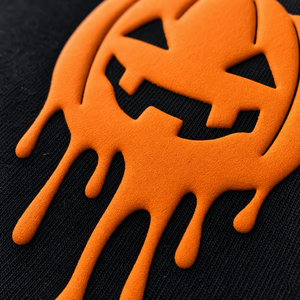 Sweat à capuche premium personnalisé 350G épais avec impression artistique de citrouille fondante pour les marques de streetwear, fournisseur OEM - Product Image 3