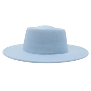 Sombrero <span class=keywords><strong>de</strong></span> Copa Ancha con Copa Abombada Estilo Clásico, Sombrero <span class=keywords><strong>de</strong></span> Jazz para Invierno, Unisex, para Adultos, Estilo Fedora - Product Image 6