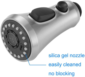 <span class=keywords><strong>Robinet</strong></span> d'évier de cuisine chromé, 2 pièces, tête de pulvérisation de remplacement avec 3 Modes - Product Image 6