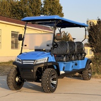 Voiturette de golf électrique 6 places à toit ouvert OEM Soft Doors pour le marché philippin