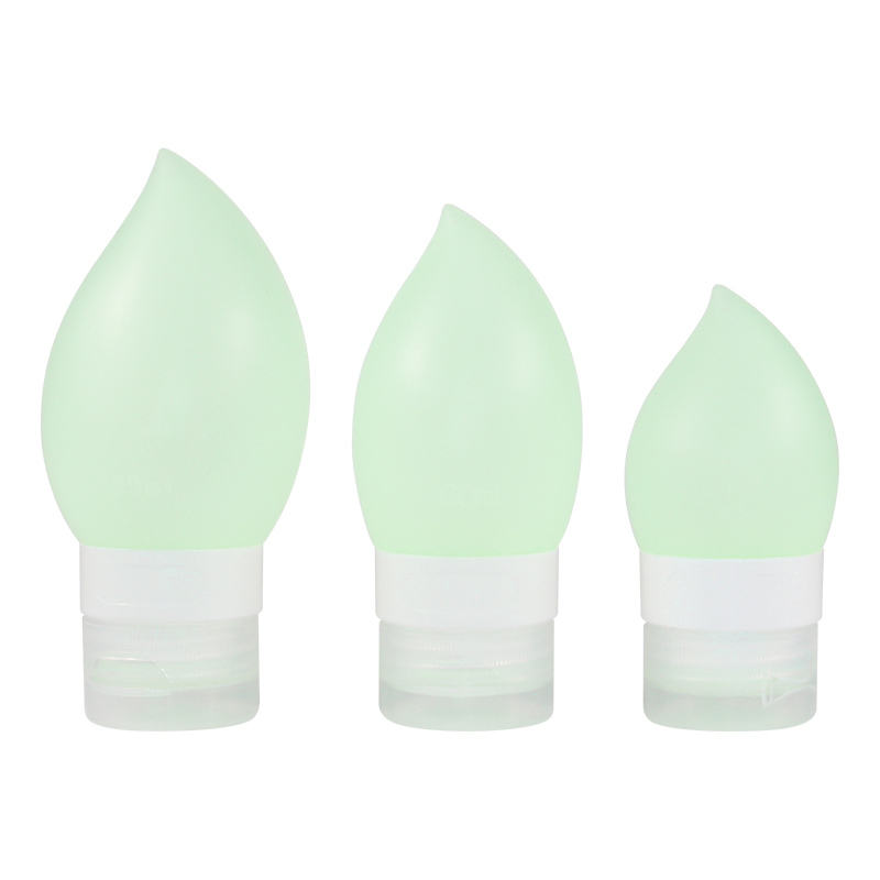 ขวดรีฟิลซิลิโคนสีเขียว