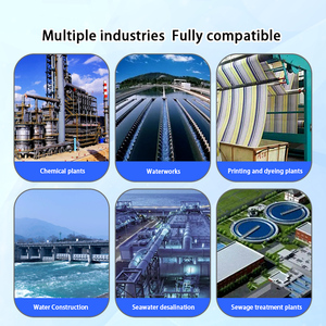 Lưu lượng kế điện từ cho chất lỏng ăn mòn hóa học trong nước thải. Truyền tín hiệu từ xa của lưu lượng kế - Product Image 6
