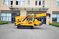 Mini-grue araignée mobile YILU LIFT avec flèche télescopique, capacité de 1,5T à 18T, hauteur de levage de 24M pour la manutention en entrepôt