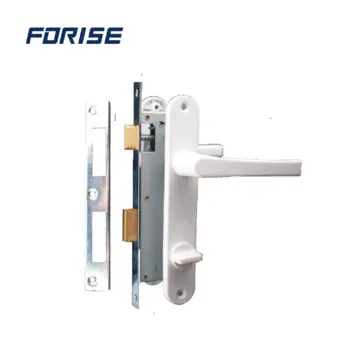 Алюминиевая одноточечная дверная ручка дверного замка из НПВХ, дверная фурнитура для ванной комнаты FDLH132