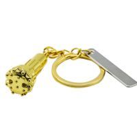 KING SML-Porte-clés de forage 3D en alliage de zinc, avec mèche tricône miniature, plate-forme pétrolière