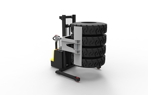 出厂价轮胎堆垛机轮胎搬运机全电堆垛机半电动堆垛机待售 - Product Image 3