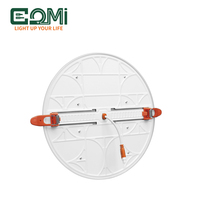 Plafonnier LED encastré rond en plastique blanc de 36 W, nouveau design commercial