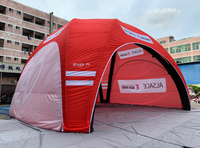 Tente dôme gonflable avec moustiquaire pour événements extérieurs, affichage publicitaire, structures gonflables publicitaires