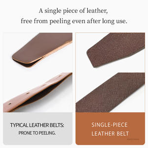 Cinturón de Hebilla Elegante de Lujo de Diseño Personalizado Japonés de Alta Calidad con Logotipo - Product Image 6