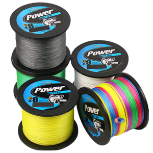 Abrasion Resistant Braided Line 8-Strand Braided Fishing Line - 6lb To 300lb Test, Camo Blue/White/Black, 100m-2000m (Dyneema, Low Memory) Dorisea Fishing Line - Foto 9