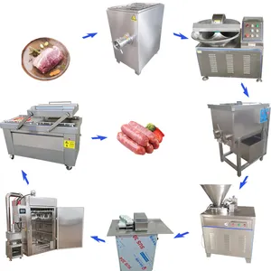 Машина для наполнения колбасных изделий для колбасных изделий, небольшая производственная линия колбасного оборудования