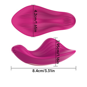 Vibratore Controllato da App Indossabile Giocattoli Sessuali per Coppie Vibratore a Farfalla in Silicone <span class=keywords><strong>Sicuro</strong></span> Giocattoli Intimi per Donne - Product Image 5