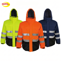 Vêtements de travail en softshell jaune fluorescent à 3 couches, respirants, imperméables, coupe-vent, en polyester haute élasticité avec TPU ou PU