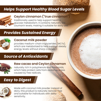 Boisson au Cacao aux Champignons Anti-Stress – Mélange de Cacao Apaisant et Relaxant pour la Nuit – Poudre de Superaliment Fonctionnel pour la Concentration