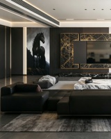 Panel de imitación mármol dorado UV de alto brillo, panel de pared de PVC para decoración de interiores