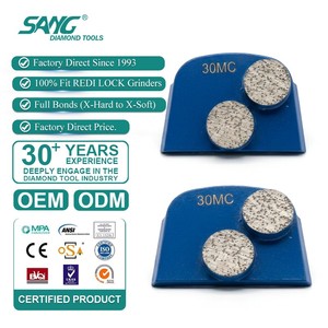 Bloque abrasivo duradero <span class=keywords><strong>de</strong></span> diamante SANG Metal Bond Lavina <span class=keywords><strong>de</strong></span> 30 granos para pulir pisos <span class=keywords><strong>de</strong></span> epoxi y concreto - Product Image 1