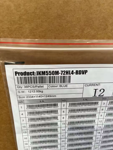 แผงโซลาร์เซลล์ Jinko Tiger Pro รุ่น <span class=keywords><strong>JKM550M</strong></span>-72HL4-BDVP แบบกระจกสองชั้น กำลังไฟ 555 550 วัตต์ ราคาประหยัด - Product Image 5