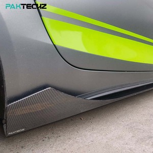 Paktechz Kit de carrosserie en fibre de carbone sèche jupe latérale pour <span class=keywords><strong>Mercedes</strong></span> Benz AMG GT GTS C190 - Product Image 3
