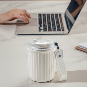 360ml Travel Mugs for Hot Drinks Best Selling Products 2023 <b>Double</b> <b>Wall</b> Matte Color Stainless Steel Coffee Travel Mug - Product Image 5