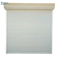 WFKimberley Écran de garage en alliage d'aluminium pour porte roulante transparente en cristal pour une utilisation extérieure dans les centres commerciaux et les garages